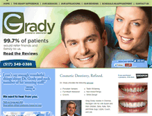 Tablet Screenshot of choosegrady.com